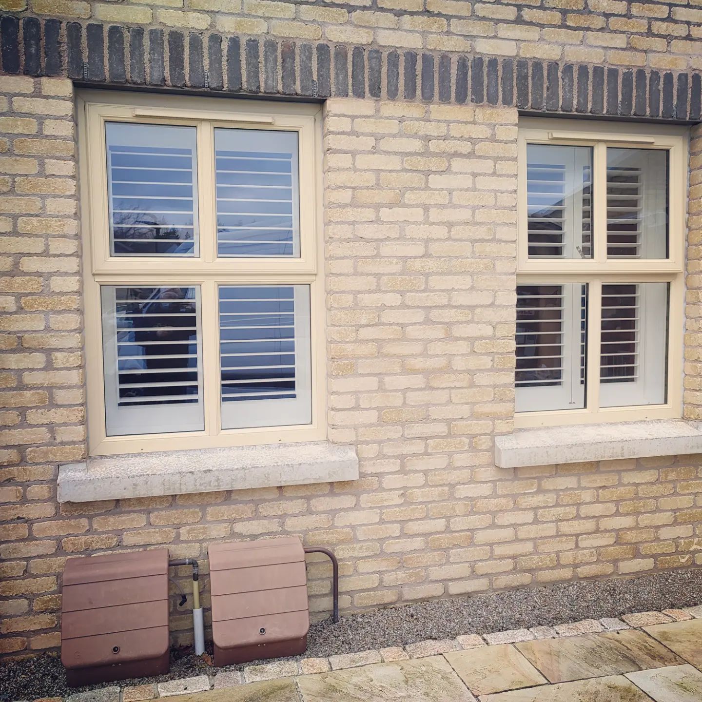 shutters from the exterior
